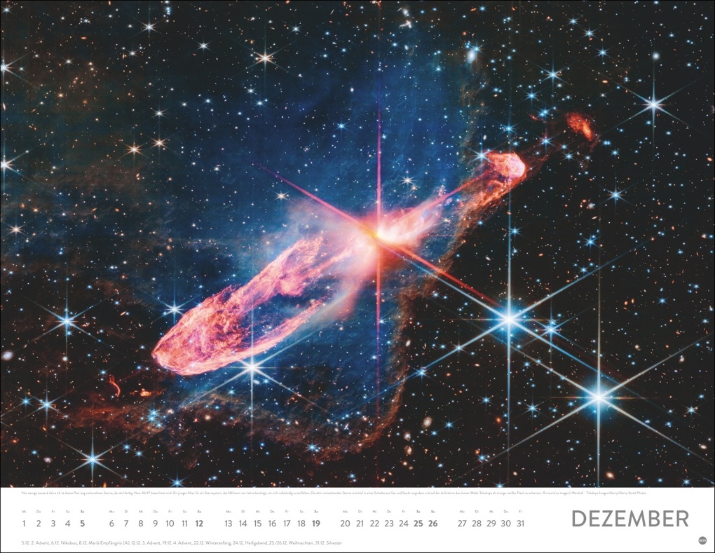 Weitere Ansicht: Das Universum Posterkalender 2027
