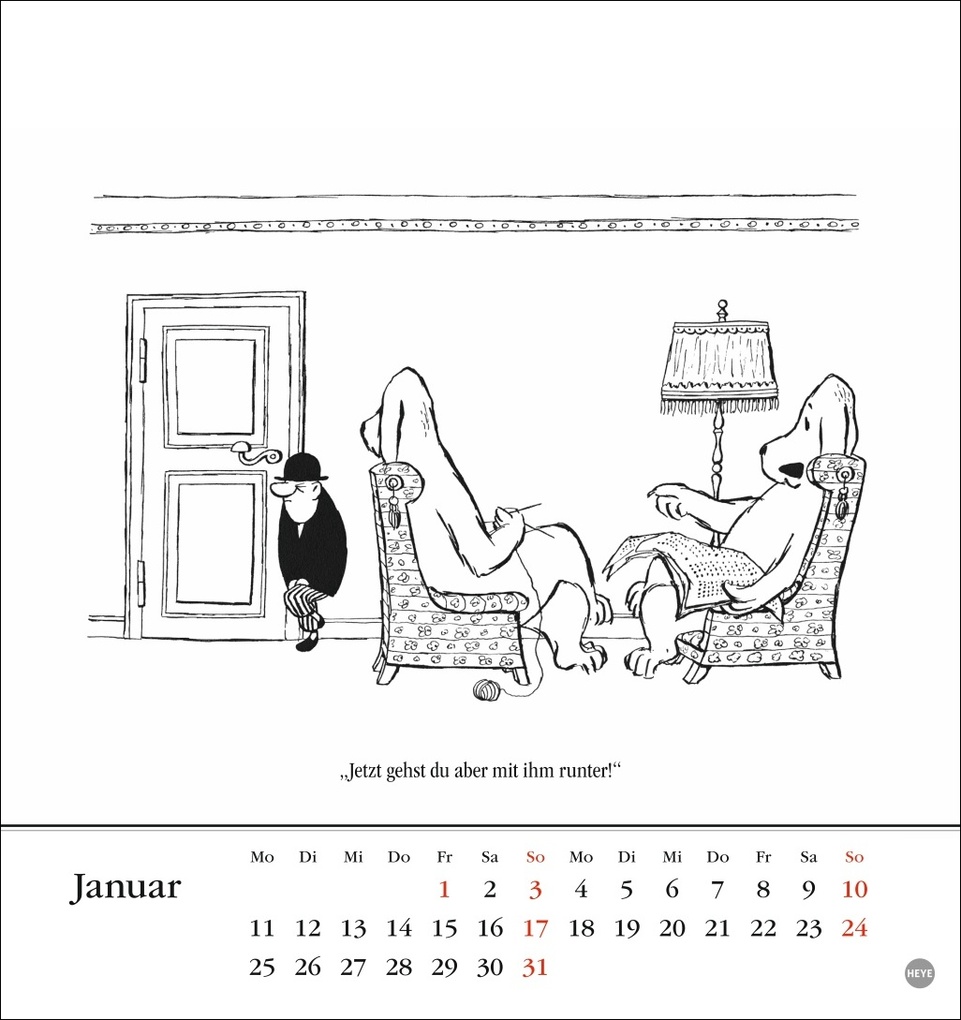 Weitere Ansicht: Loriot Postkartenkalender 2027 | Loriot
