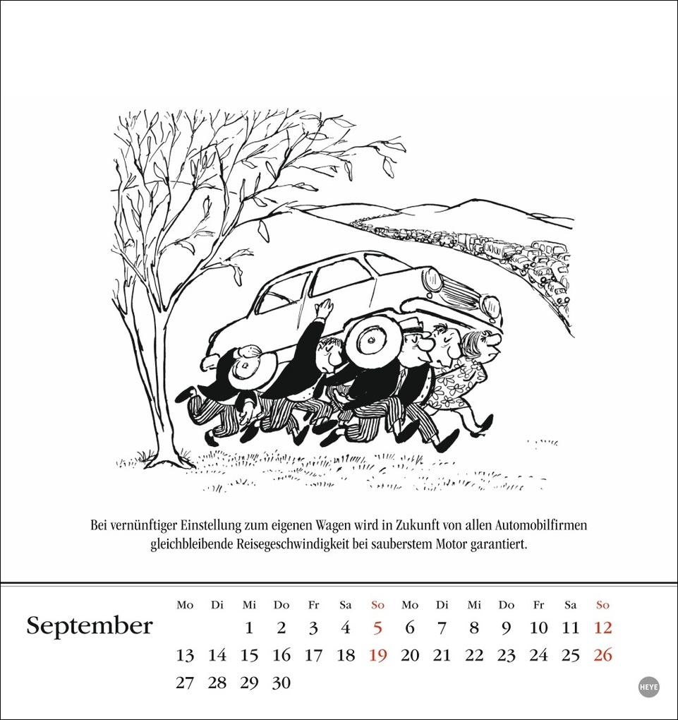 Weitere Ansicht: Loriot Postkartenkalender 2027 | Loriot