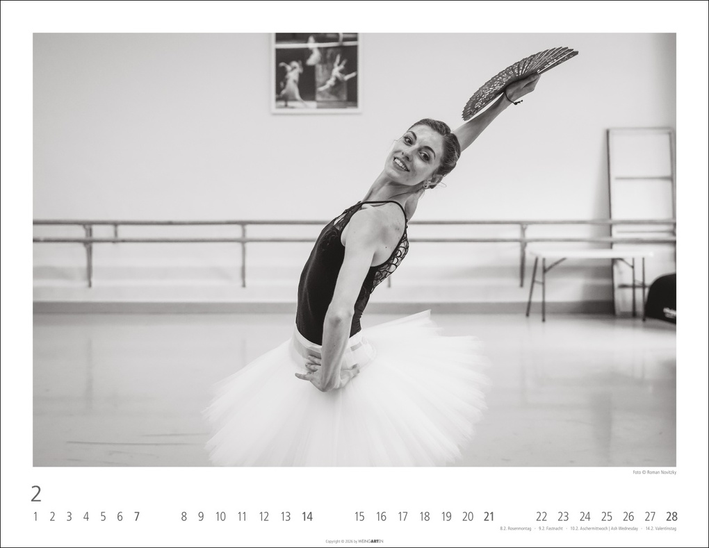Weitere Ansicht: Ballettsaal - Stuttgarter Ballett Kalender 2027 - Stuttgarter Ballett