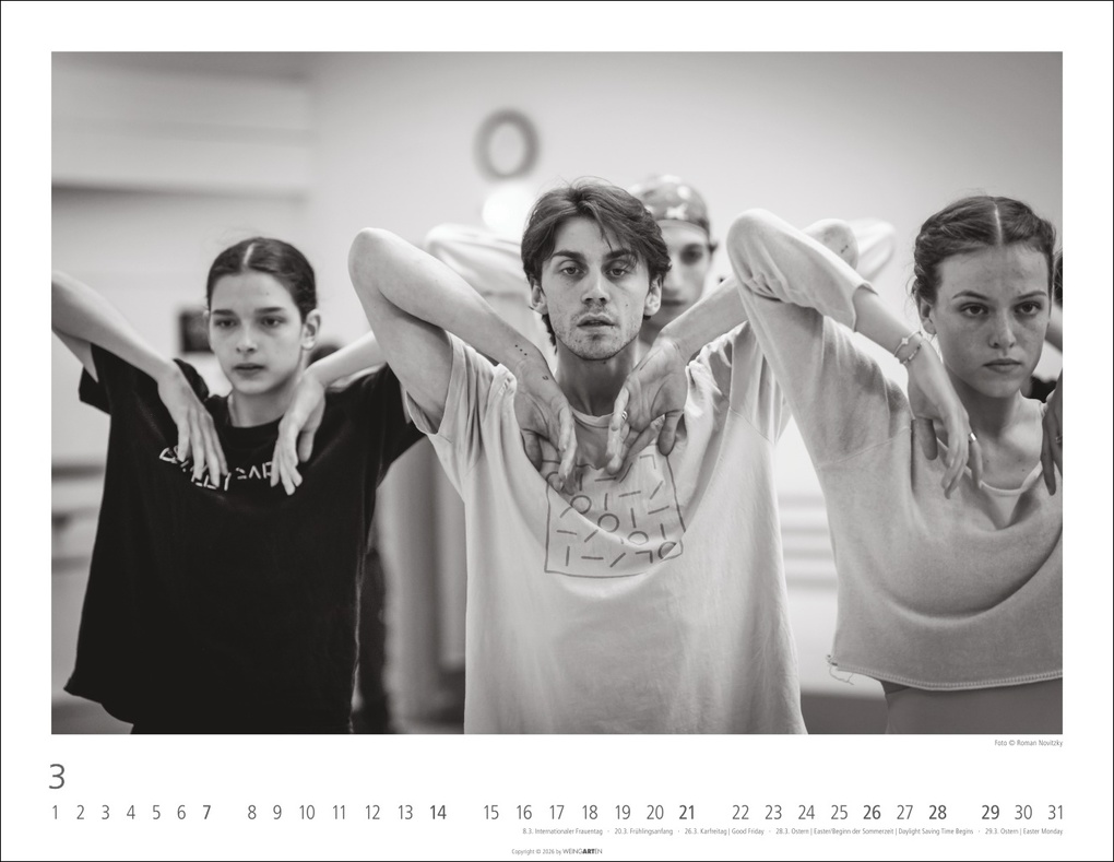 Weitere Ansicht: Ballettsaal - Stuttgarter Ballett Kalender 2027 - Stuttgarter Ballett