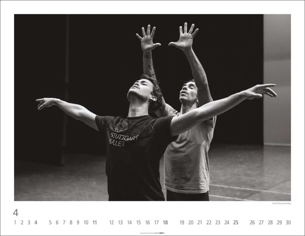 Weitere Ansicht: Ballettsaal - Stuttgarter Ballett Kalender 2027 - Stuttgarter Ballett