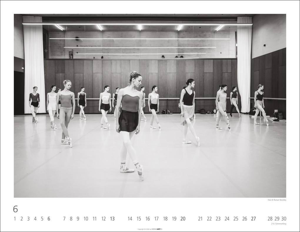 Weitere Ansicht: Ballettsaal - Stuttgarter Ballett Kalender 2027 - Stuttgarter Ballett