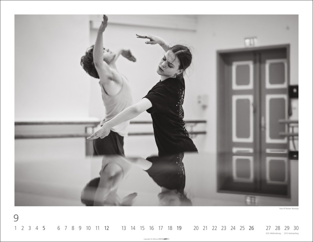 Weitere Ansicht: Ballettsaal - Stuttgarter Ballett Kalender 2027 - Stuttgarter Ballett