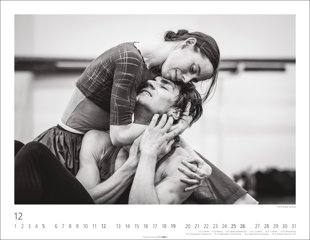 Weitere Ansicht: Ballettsaal - Stuttgarter Ballett Kalender 2027 - Stuttgarter Ballett