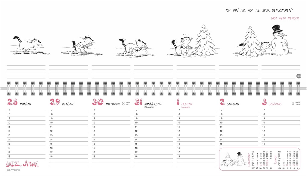 Weitere Ansicht: Jacob Wochenquerplaner 2027 | Sven Hartmann
