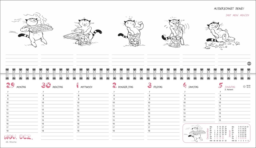 Weitere Ansicht: Jacob Wochenquerplaner 2027 | Sven Hartmann