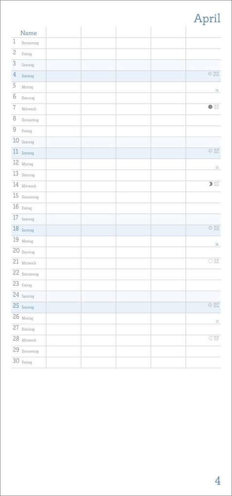 Weitere Ansicht: Familienplaner zum Selbstgestalten 2027