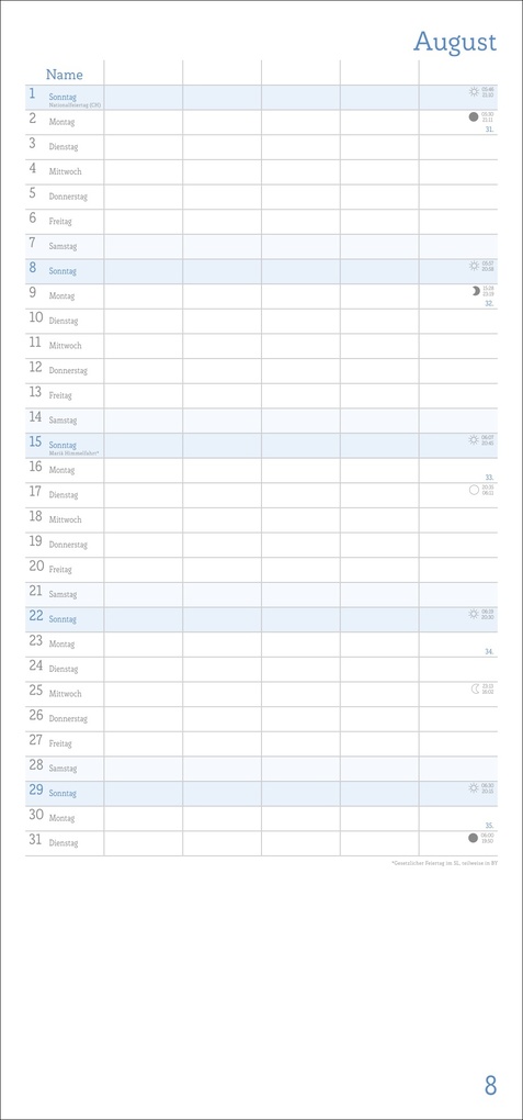 Weitere Ansicht: Familienplaner zum Selbstgestalten 2027