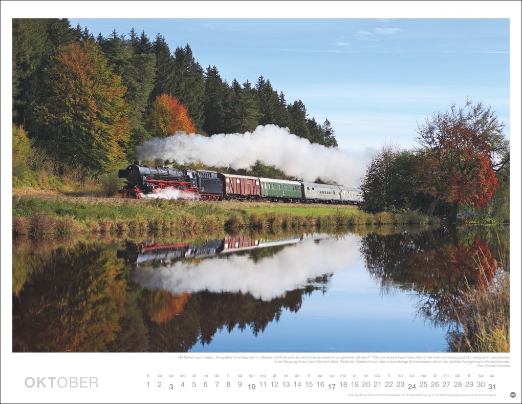 Weitere Ansicht: Eisenbahn-Romantik Posterkalender 2027