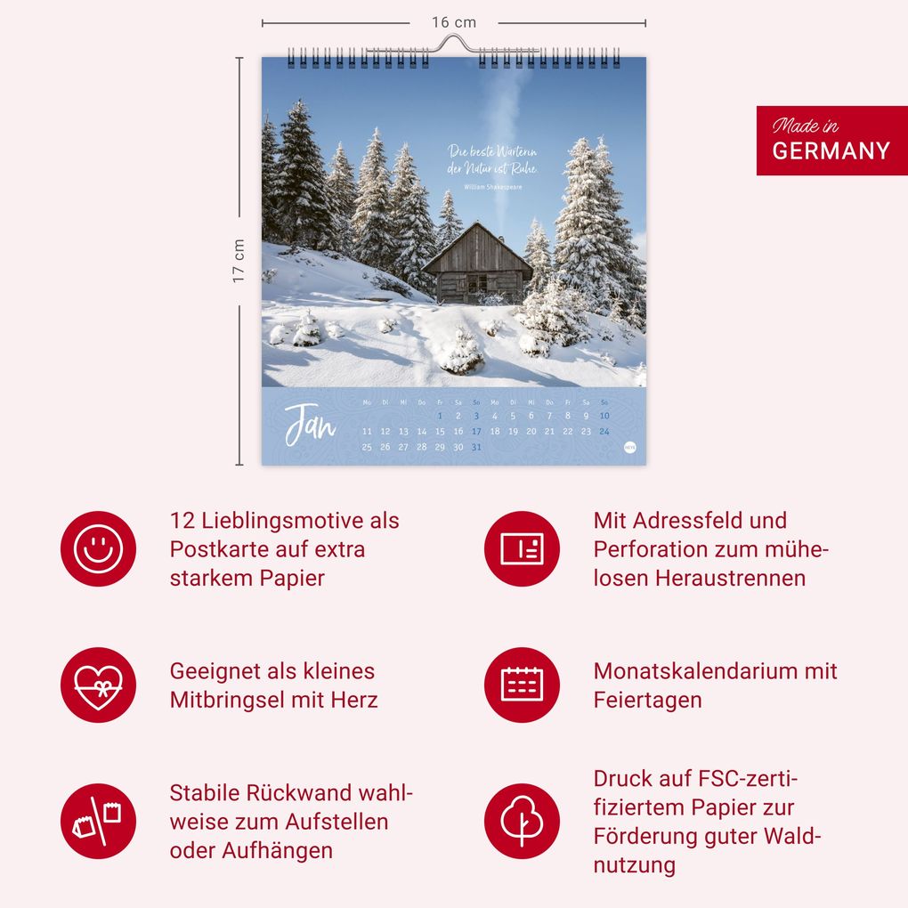 Weitere Ansicht: Stille Momente Postkartenkalender 2027
