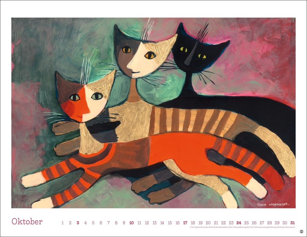 Weitere Ansicht: Rosina Wachtmeister Posterkalender 2027 | Rosina Wachtmeister
