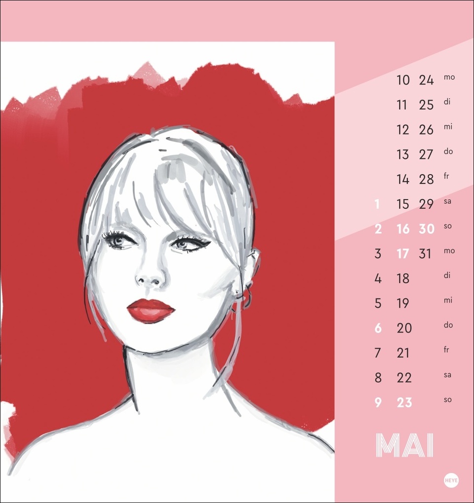 Weitere Ansicht: Taylor Postkartenkalender 2027