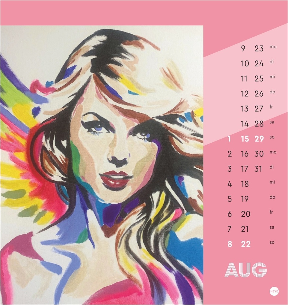 Weitere Ansicht: Taylor Postkartenkalender 2027