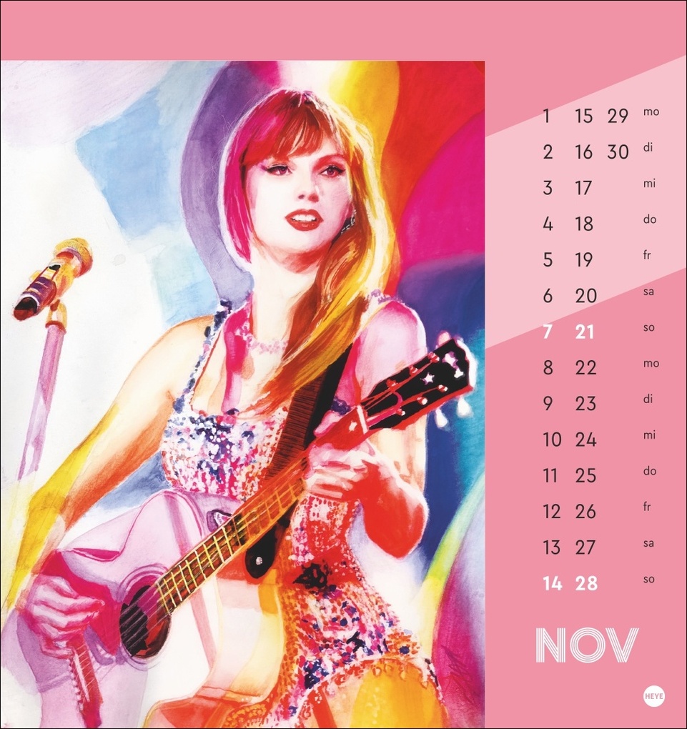 Weitere Ansicht: Taylor Postkartenkalender 2027