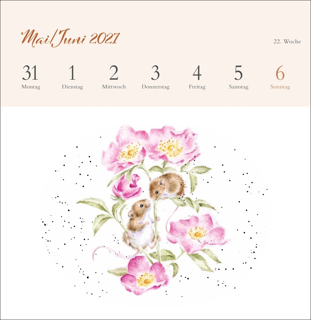 Weitere Ansicht: Hannah Dale: Happy Animals Premium-Postkartenkalender 2027 | Hannah Dale