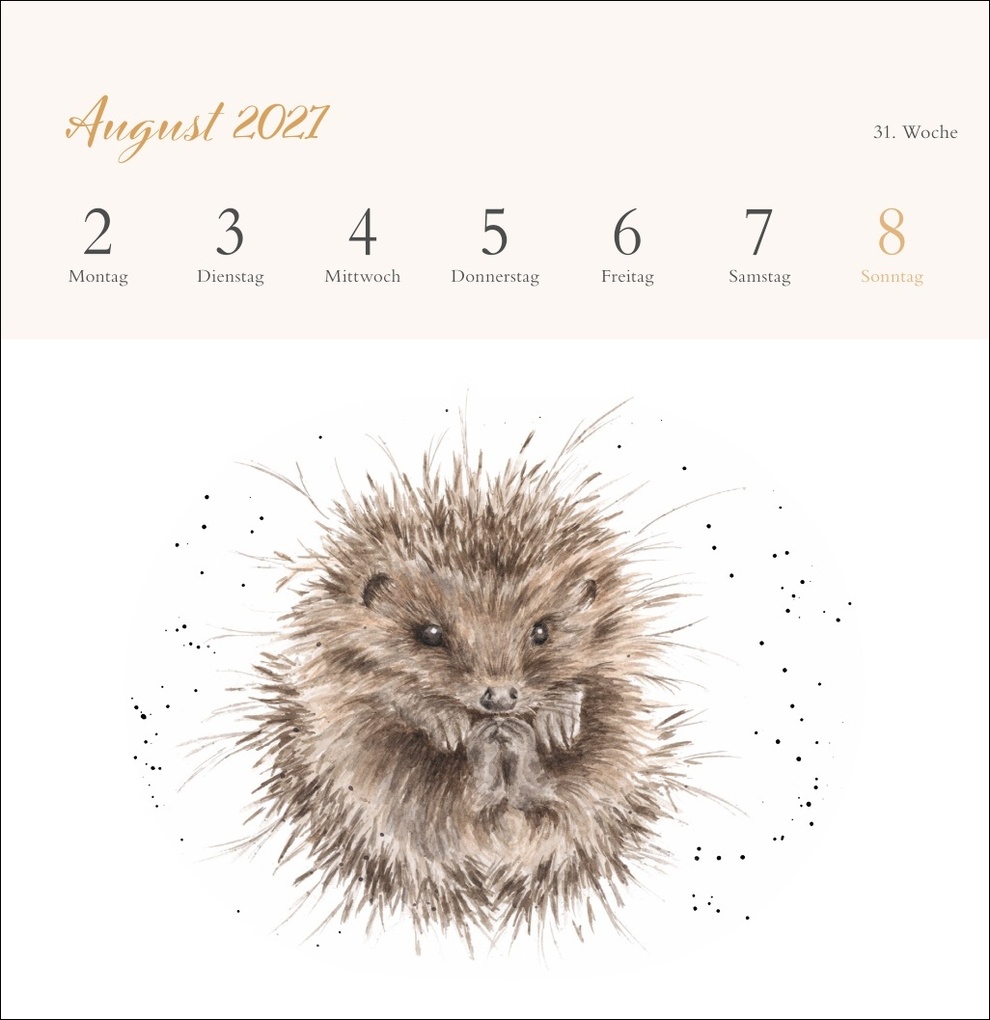 Weitere Ansicht: Hannah Dale: Happy Animals Premium-Postkartenkalender 2027 | Hannah Dale