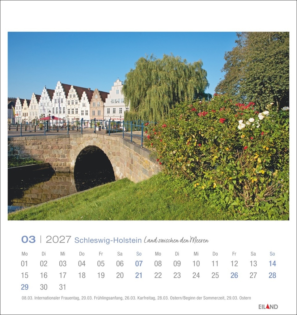 Weitere Ansicht: Schleswig-Holstein Postkartenkalender 2027 - Land zwischen den Meeren