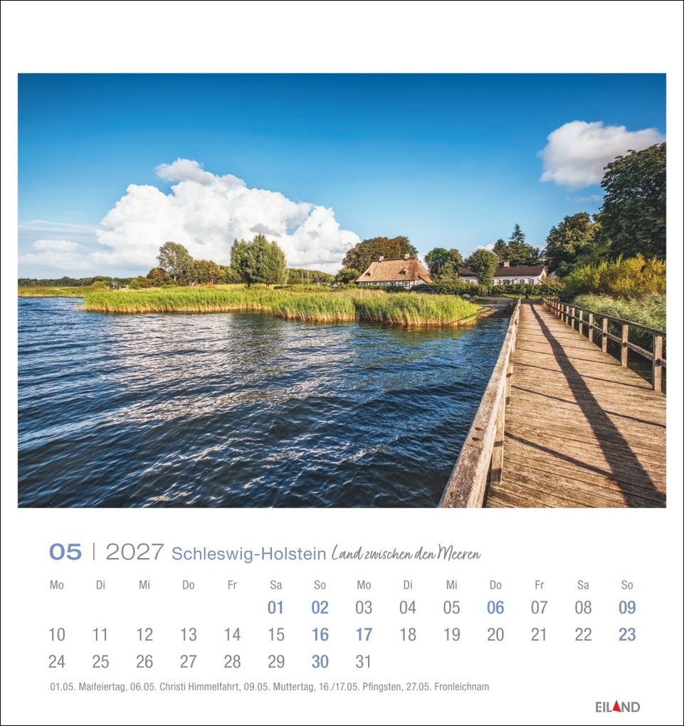 Weitere Ansicht: Schleswig-Holstein Postkartenkalender 2027 - Land zwischen den Meeren