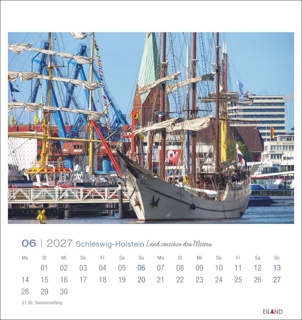 Weitere Ansicht: Schleswig-Holstein Postkartenkalender 2027 - Land zwischen den Meeren
