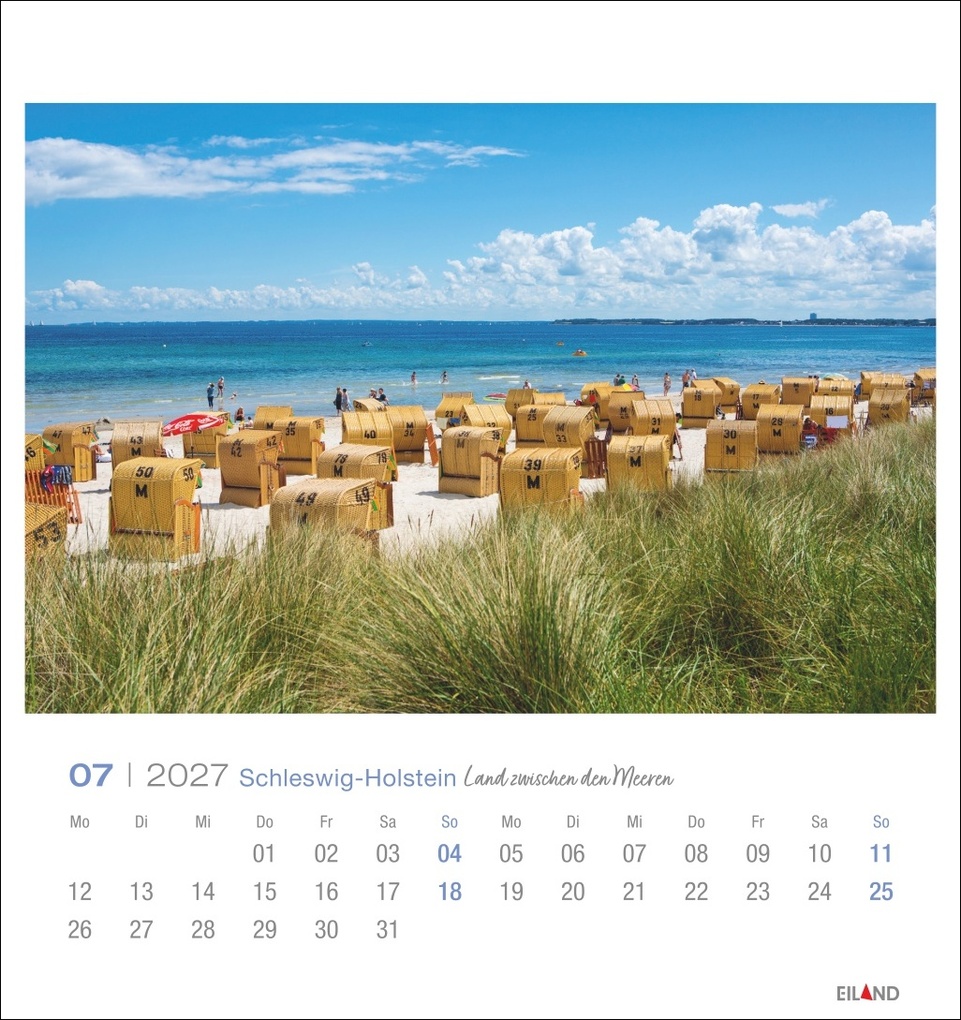 Weitere Ansicht: Schleswig-Holstein Postkartenkalender 2027 - Land zwischen den Meeren