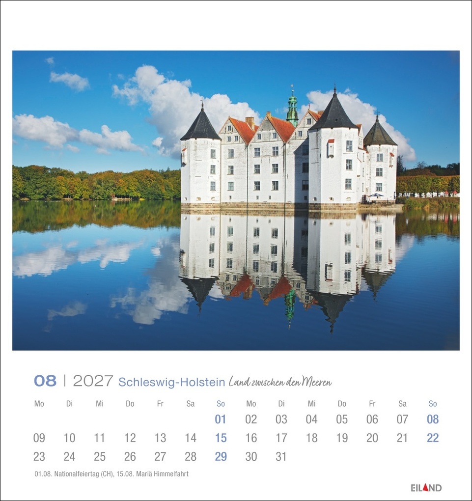 Weitere Ansicht: Schleswig-Holstein Postkartenkalender 2027 - Land zwischen den Meeren