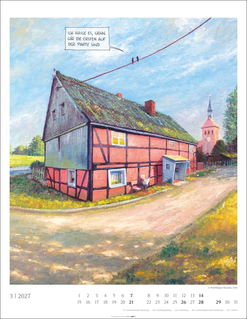 Weitere Ansicht: Marunde Kalender 2027 | Wolf-Rüdiger Marunde