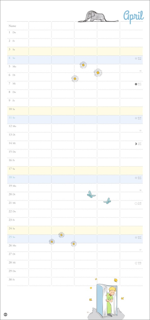 Weitere Ansicht: Der Kleine Prinz Familienplaner 2027