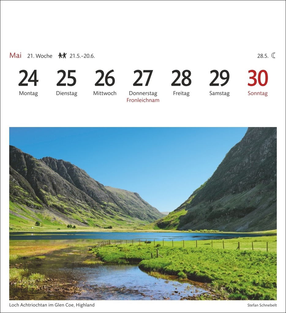 Weitere Ansicht: Schottland Sehnsuchtskalender 2027 - Wochenkalender mit 53 Postkarten