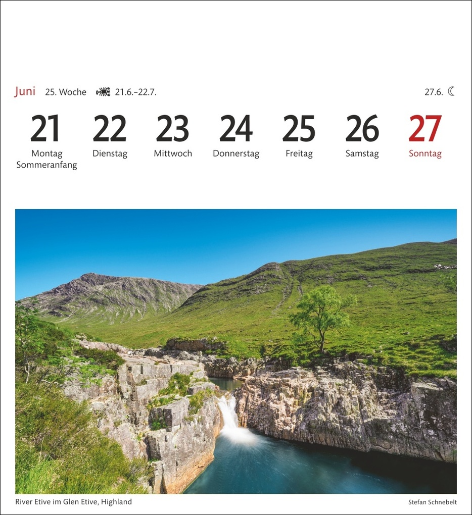 Weitere Ansicht: Schottland Sehnsuchtskalender 2027 - Wochenkalender mit 53 Postkarten