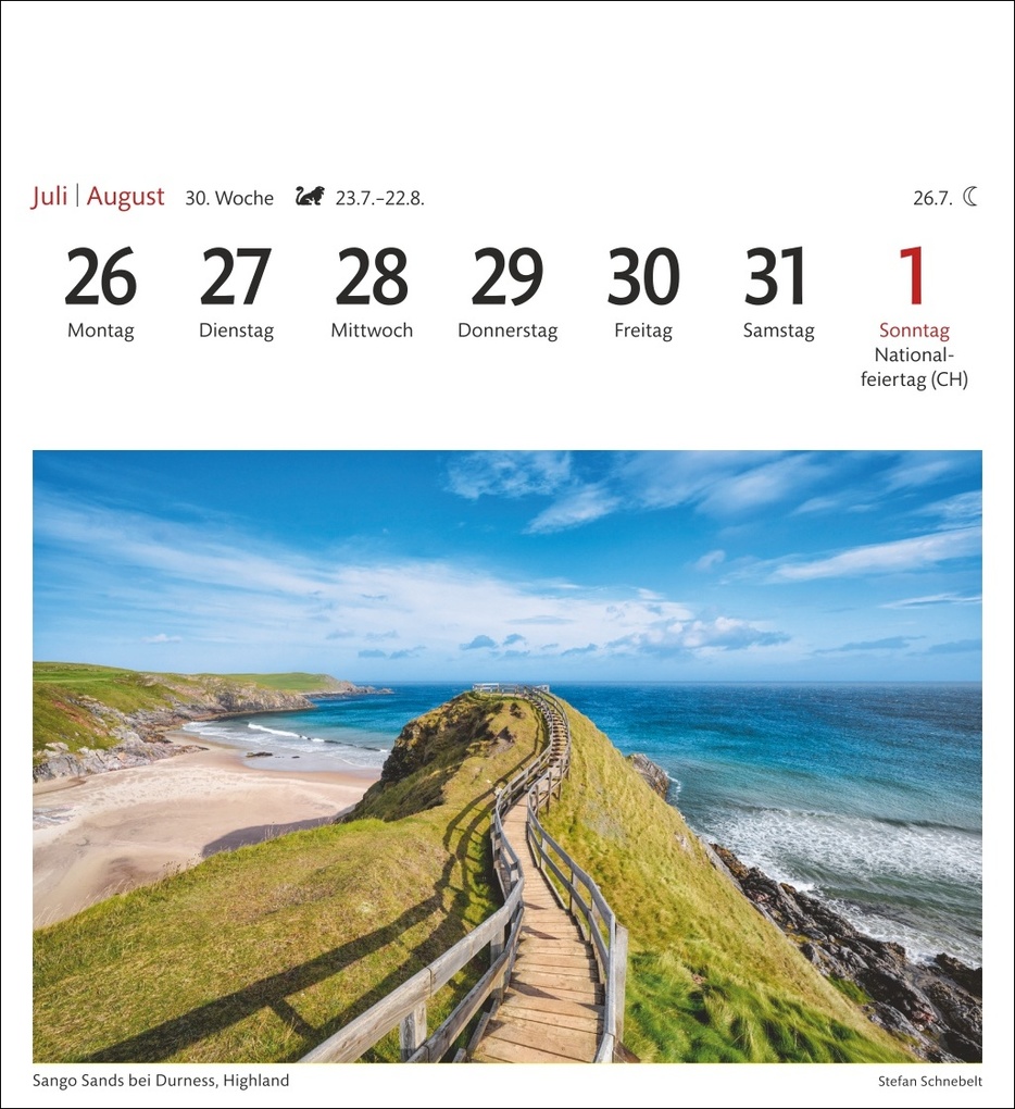Weitere Ansicht: Schottland Sehnsuchtskalender 2027 - Wochenkalender mit 53 Postkarten