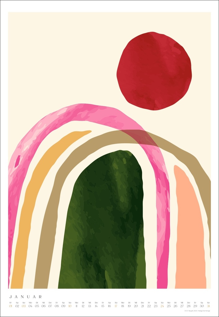 Weitere Ansicht: Gallery Wall Posterkalender 2027