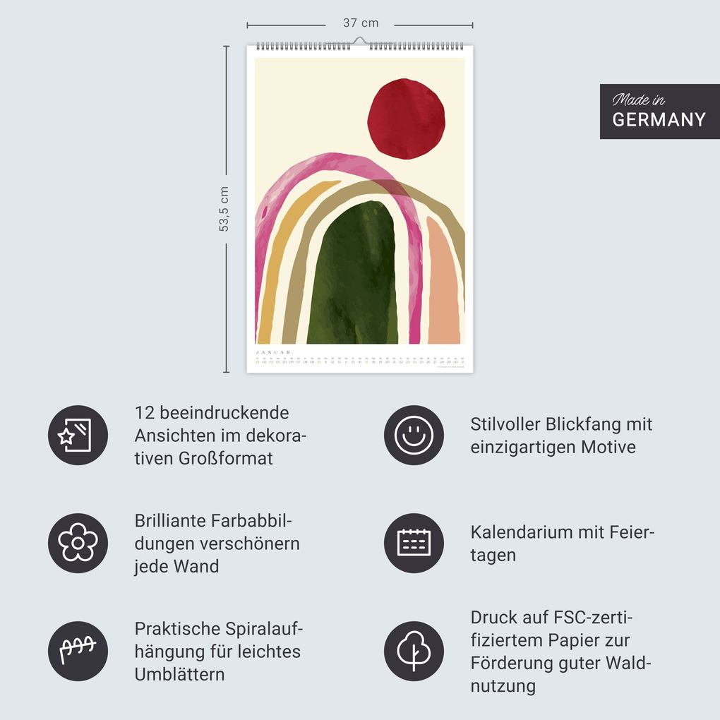 Weitere Ansicht: Gallery Wall Posterkalender 2027