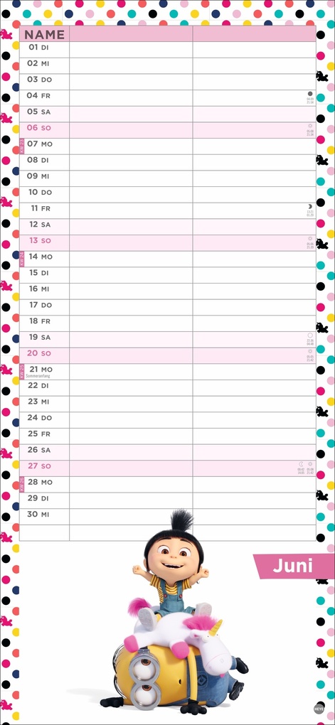 Weitere Ansicht: Minions Planer für zwei 2027