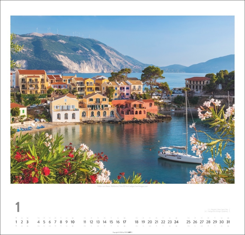 Weitere Ansicht: Griechische Inseln Kalender 2027 - Im Land der Götter