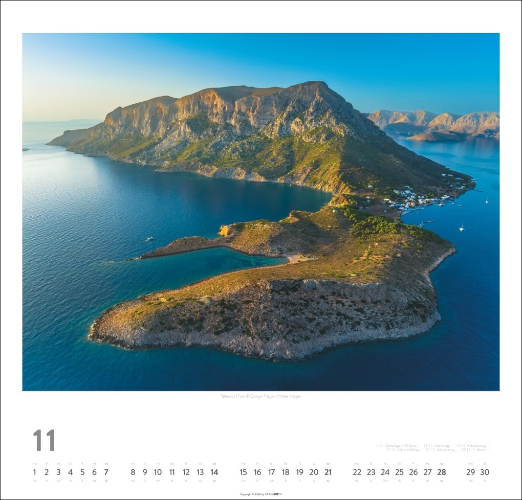 Weitere Ansicht: Griechische Inseln Kalender 2027 - Im Land der Götter