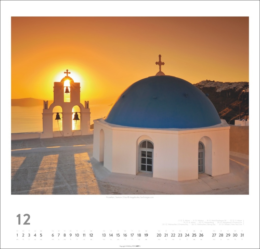 Weitere Ansicht: Griechische Inseln Kalender 2027 - Im Land der Götter