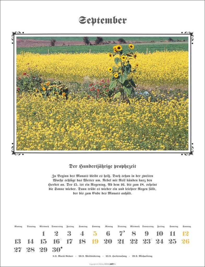 Weitere Ansicht: Der Hundertjährige Kalender 2027