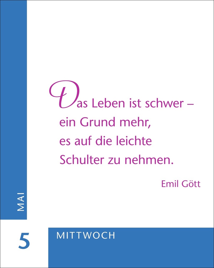 Weitere Ansicht: Ein Jahr gute Laune Mini-Geschenkkalender 2027 | Beatrix Braukmüller