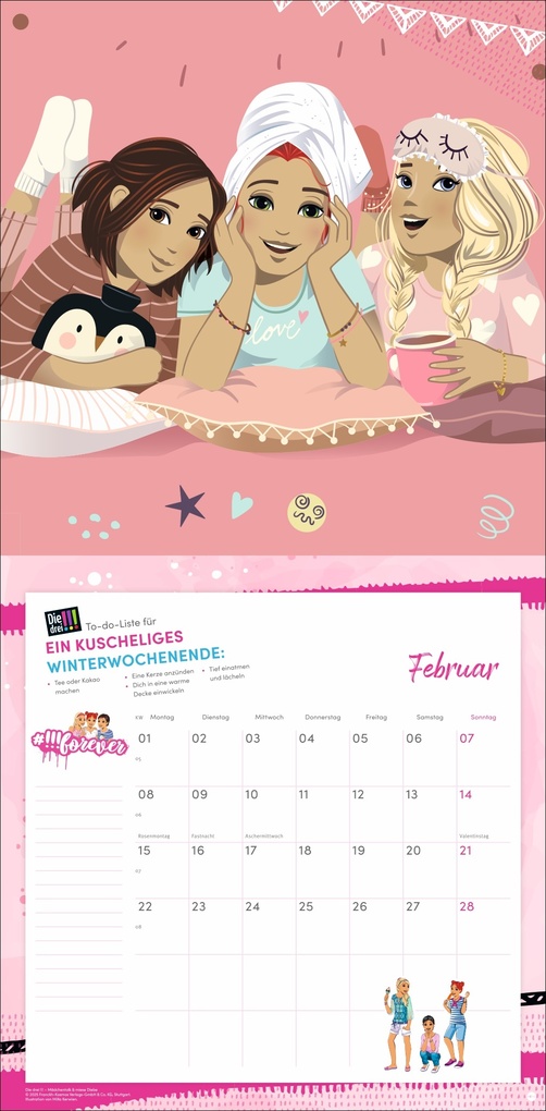 Weitere Ansicht: Die drei !!! Broschurkalender 2027