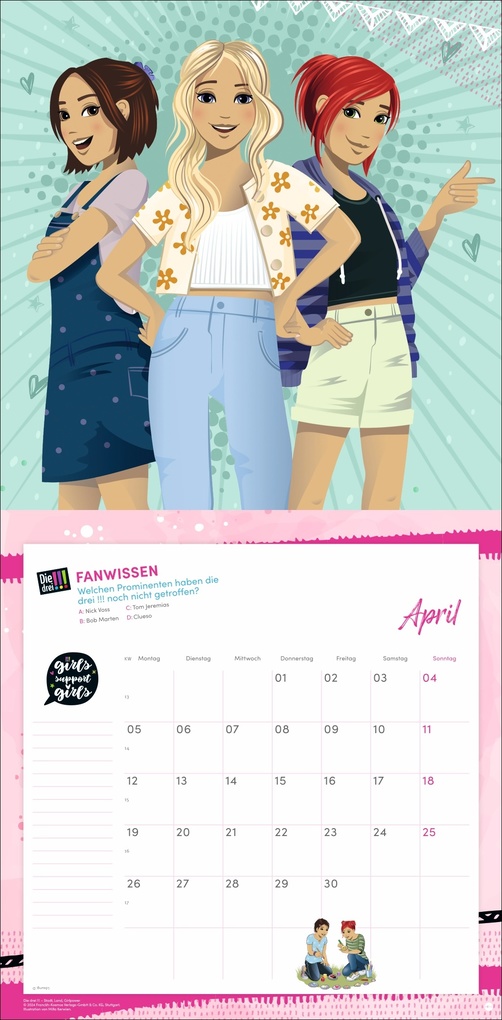 Weitere Ansicht: Die drei !!! Broschurkalender 2027