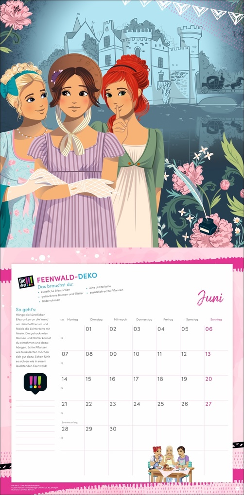 Weitere Ansicht: Die drei !!! Broschurkalender 2027