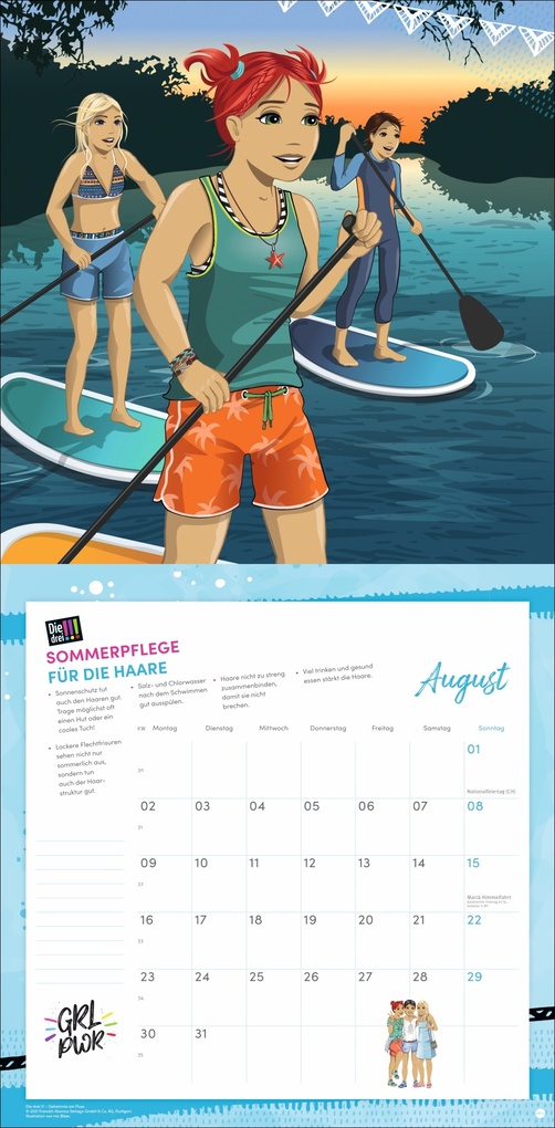 Weitere Ansicht: Die drei !!! Broschurkalender 2027