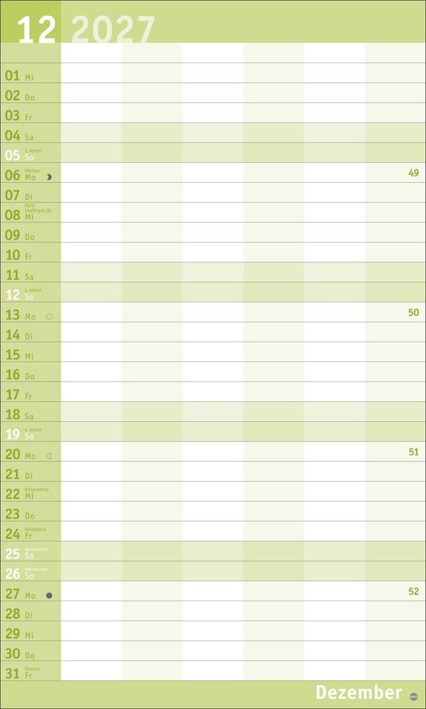 Weitere Ansicht: Basic Familienplaner XL 2027