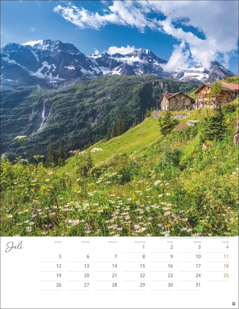 Weitere Ansicht: Schönes Alpenland Posterkalender 2027