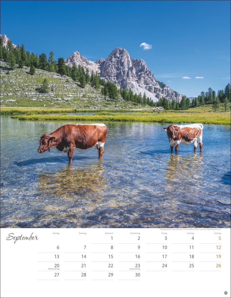 Weitere Ansicht: Schönes Alpenland Posterkalender 2027