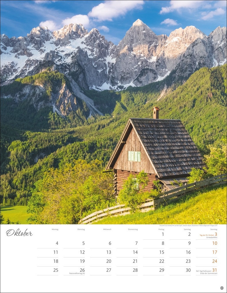 Weitere Ansicht: Schönes Alpenland Posterkalender 2027