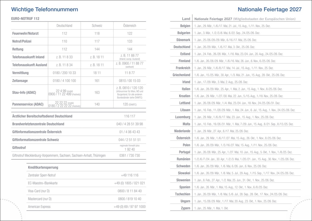 Weitere Ansicht: Wochen-Cheftimer A5, schwarz 2027