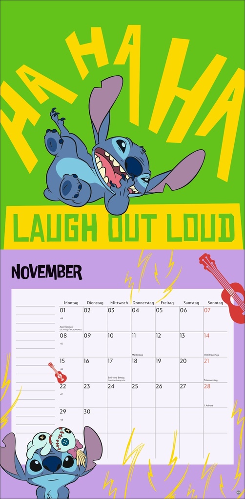 Weitere Ansicht: Stitch Broschurkalender 2027