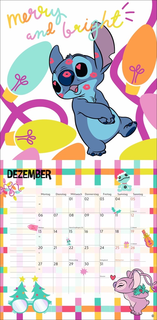 Weitere Ansicht: Stitch Broschurkalender 2027